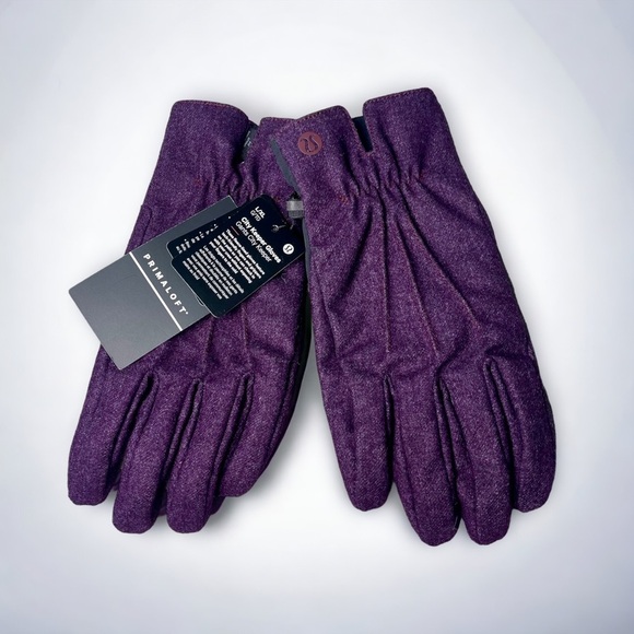 Lululemon Mens City Keeper Waterproof Winter Tech Fleece Gloves L XL Nwt - Picture 2 of 6